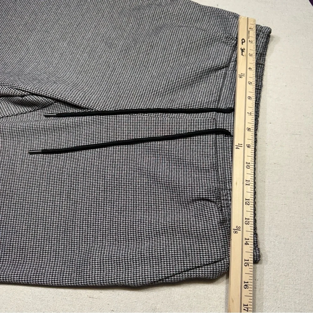 a new day Women’s Gray Patterned Pants - Size Medium- Gray, Black & Burgundy